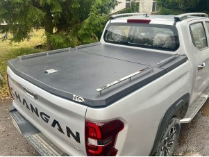 Рейлинги на крышку кузова (комплект Premium) 4шт для Dongfeng DF6 2.3D Luxury 2022-н.в. №DONGFDF622-37