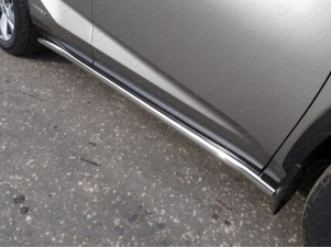 Пороги труба 60 мм для Lexus NX-300h № LEXNX300H14-14