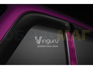 Дефлекторы окон Vinguru 4 штуки для Skoda Octavia A5 № AFV30804